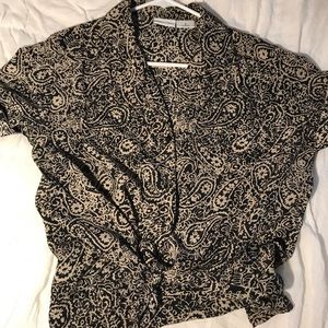 women’s short sleeve blouse